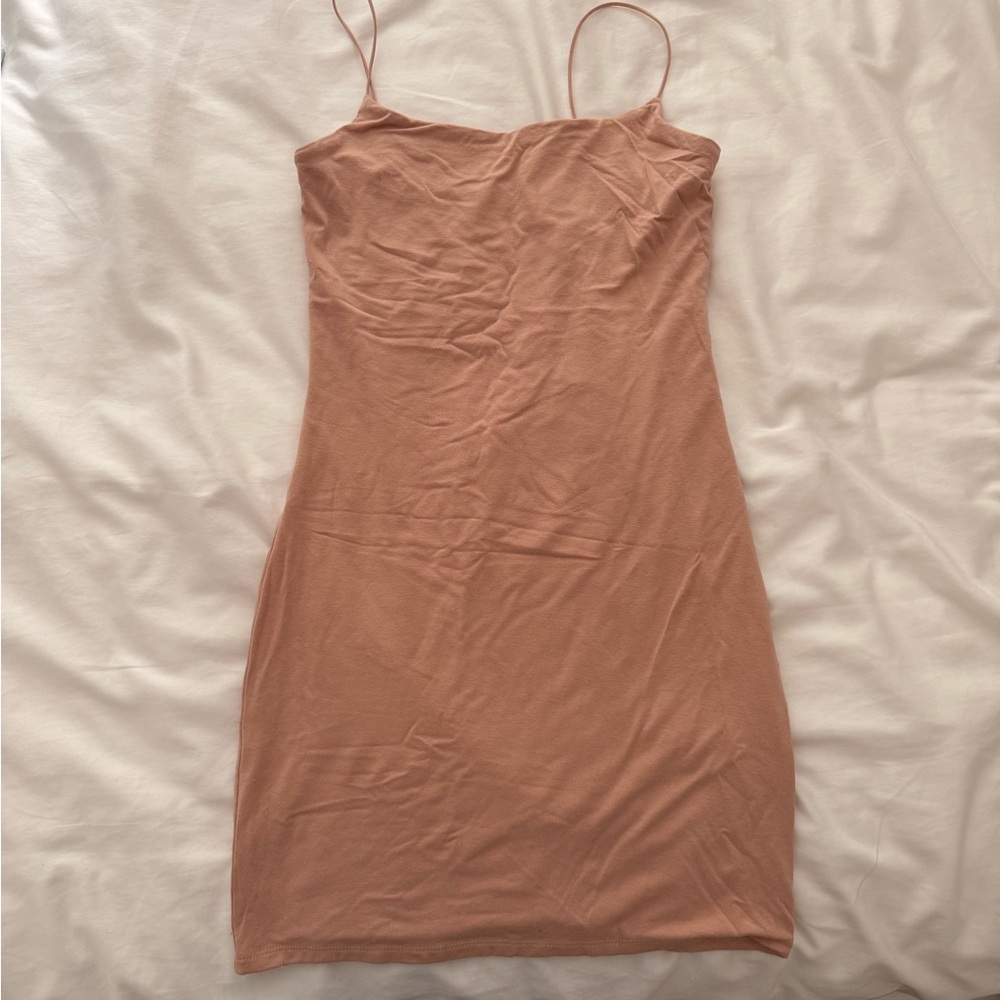 Wilfred Tan Mini Dress